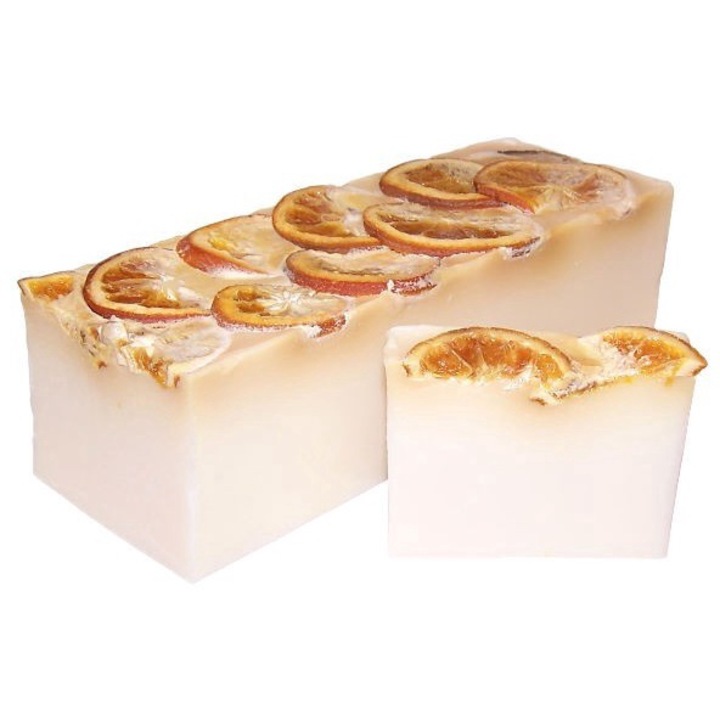 Sapun artizanal, realizat manual, 1.3 Kg, Ancient Wisdom, portocale