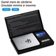 Cantar de bijuterii cu afisaj digital 200g x 0.01g, Vaxiuja, Precizie ridicata, Portabil, Negru