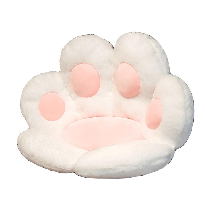Декоративна възглавница за деца във формата на котка, sundiguer, с пухкава козина, с хипоалергенен пълнеж, 70*60см, розова