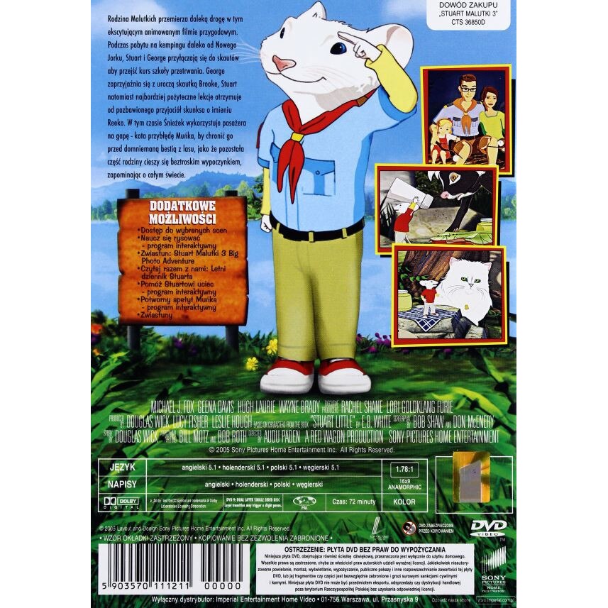 Stuart Little 3: Call of the Wild [DVD] - eMAG.ro
