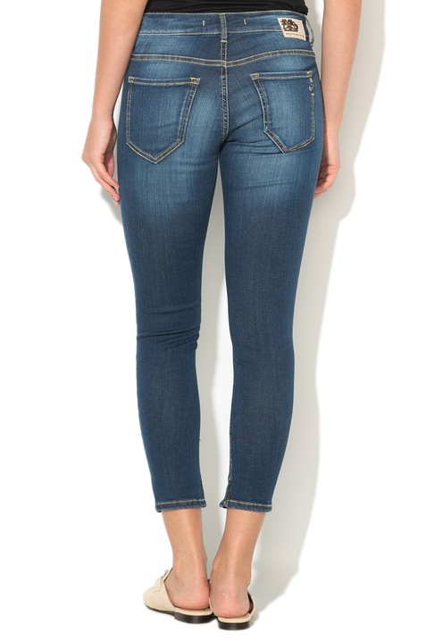 Fornarina Blugi crop skinny albastru inchis Bambi 27