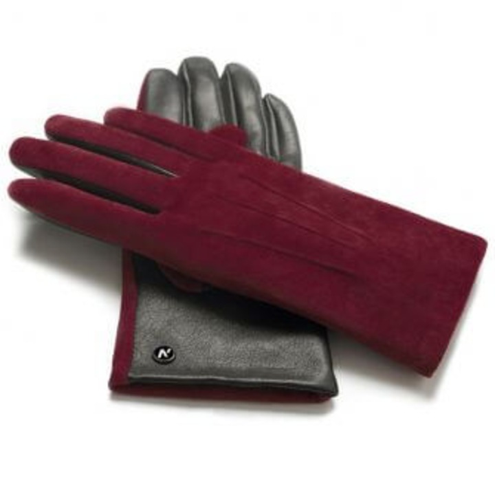 Manusi izolate pentru femei, Napo Gloves, napoROSE, Negru/Rosu, Negru