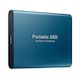 SSD extern, TOIITKQ, 2TB, interfata USB 3.1 tip C, Albastru