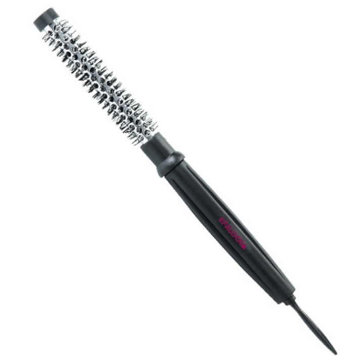 Perie pentru uscare si coafare a parului, Efalock , 11/18mm, Negru