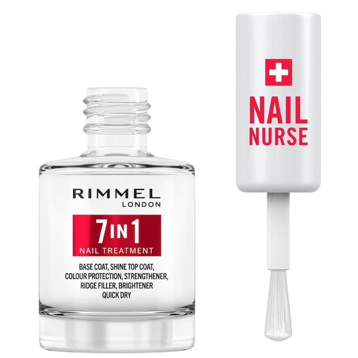 Tratament pentru unghii Rimmel Nail Care Multi Benefit 7 in 1, 12 ml