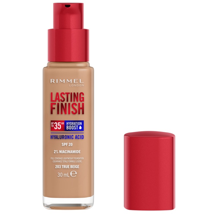 Фон дьо тен Rimmel Lasting Finish 35H 203 True Beige, 30 мл