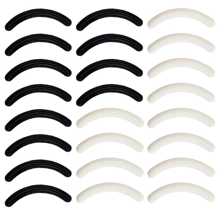 Комплект от 24 резервни гъби за извиване на мигли, QttvbTna, силикон
