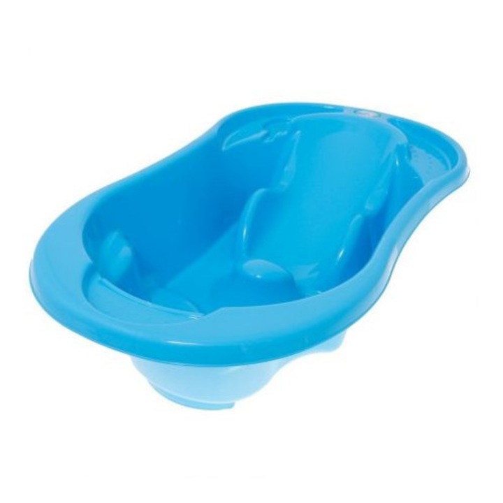 Анатомична детска вана Tega baby blue със сензор за температура