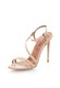 Zee Lane Sandale bej de piele cu toc inalt Silvia 37