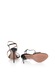 Zee Lane Sandale negre de piele cu toc inalt Silvia 37