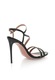 Zee Lane Sandale negre de piele cu toc inalt Silvia 37