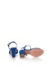 Zee Lane Sandale albastru royal de piele intoarsa cu toc masiv Jenny 35