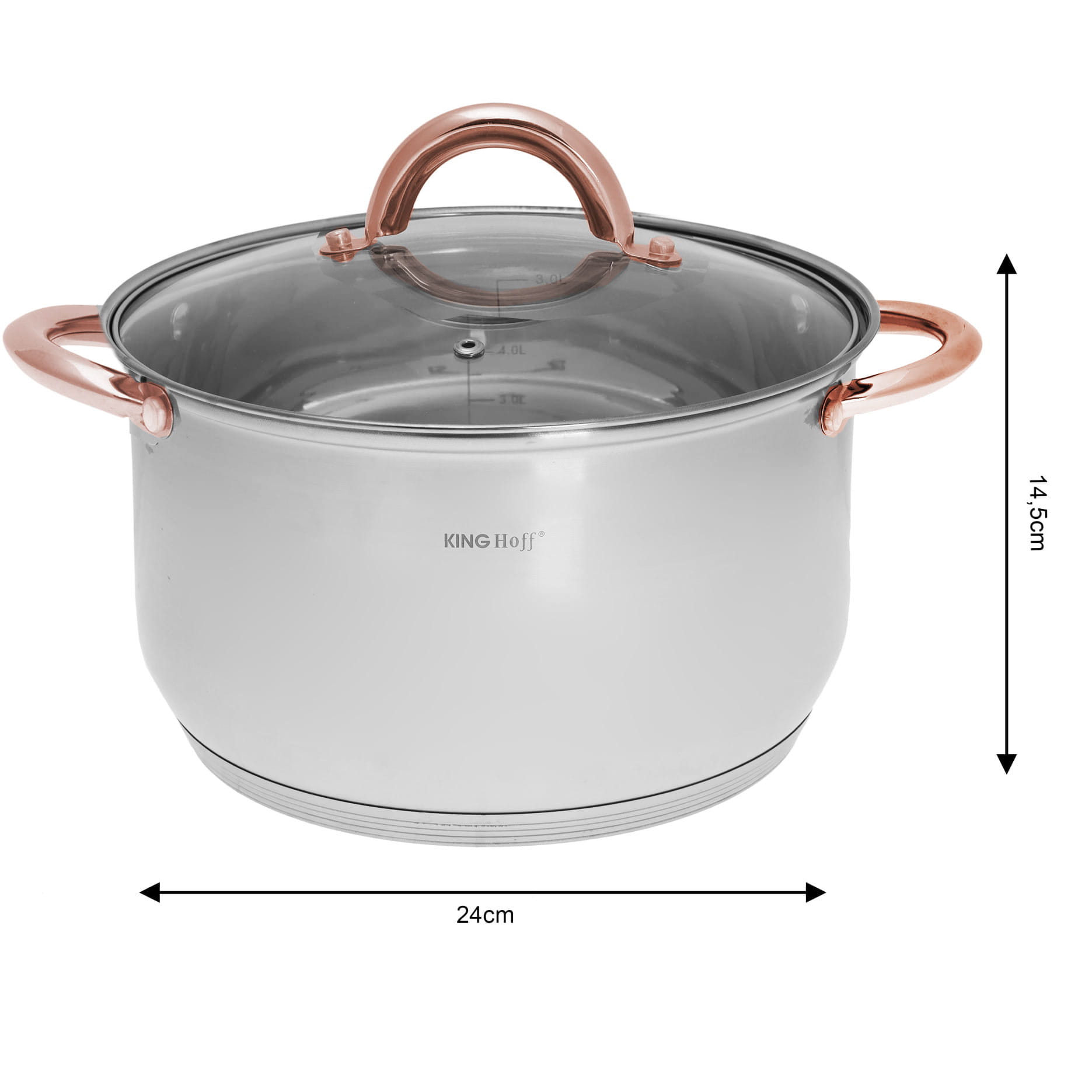 KINGHOFF KH-1553 SET DA 4 PIZZA