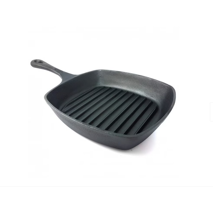 Tigaie Grill Fonta Pura Klausstech 26 Cm, Negru