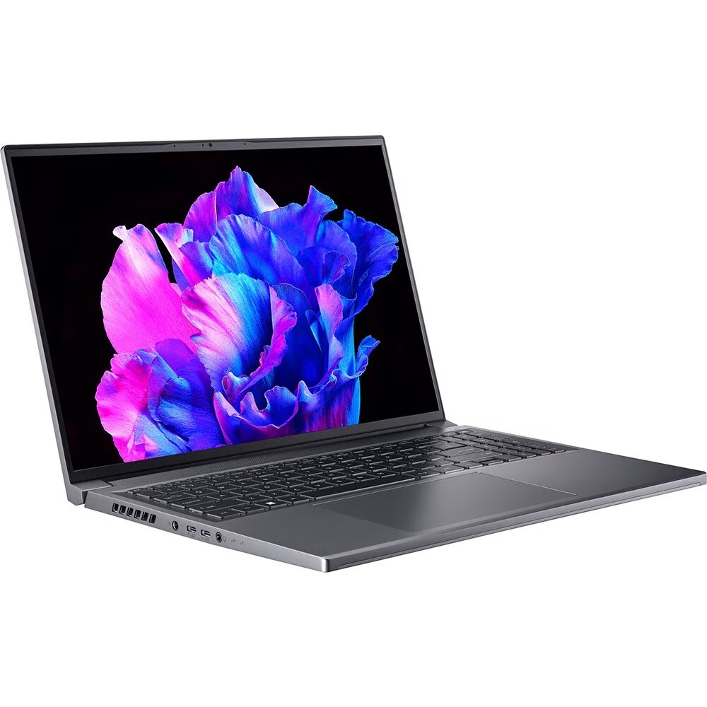 Laptop ACER Swift X SFX16-61G-R93Q, AMD Ryzen 7 7840HS pana la 5.1GHz, 16" WQXGA, 16GB, SSD 1TB, NVIDIA GeForce RTX 3050 6GB, Windows 11 Home, Gri