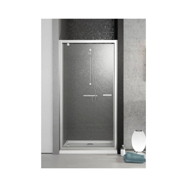 Usa Batanta Pentru Nisa Radaway Arta Dwj I 70x200 Cm, Sticla Securizata Transparenta, Profil Crom, Stanga