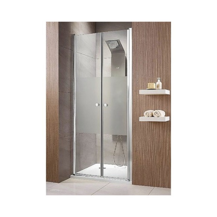 Usa Batanta Pentru Nisa Radaway Eos Dwd, 90x197 Cm, Sticla Securizata Transparenta, Profil Crom