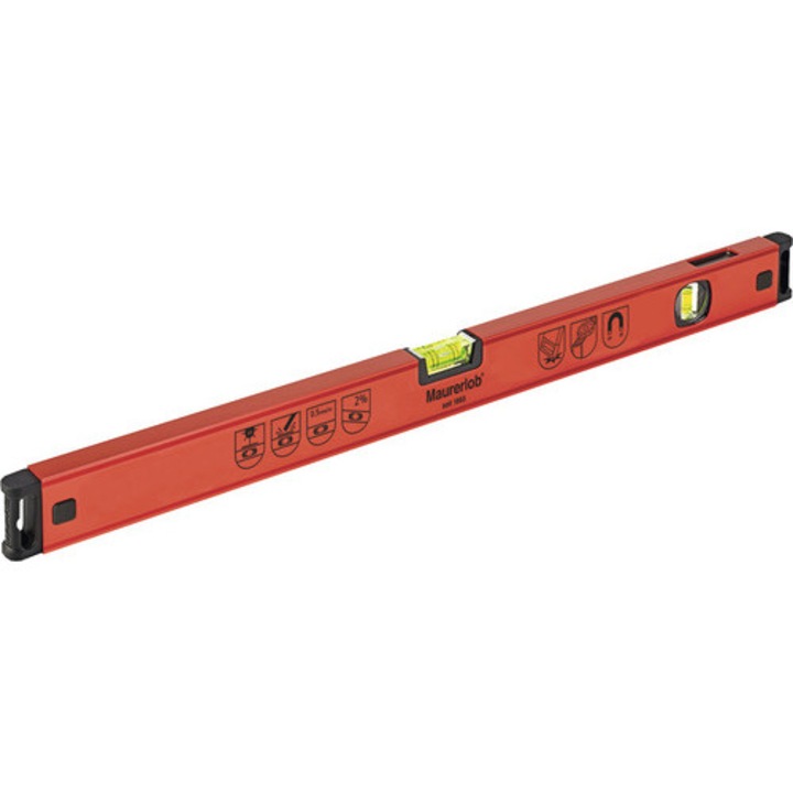 Nivela Magnetica Maurerlob 80 Cm, 2 Bule De Aer