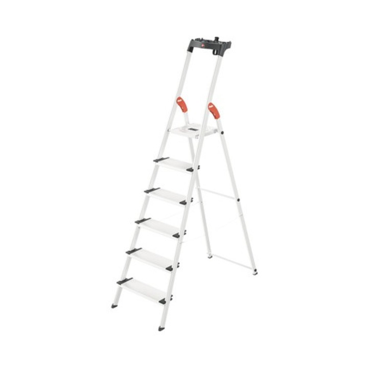 Scara Aluminiu Hailo L80 Comfortline 1x6 Trepte Max. 150kg