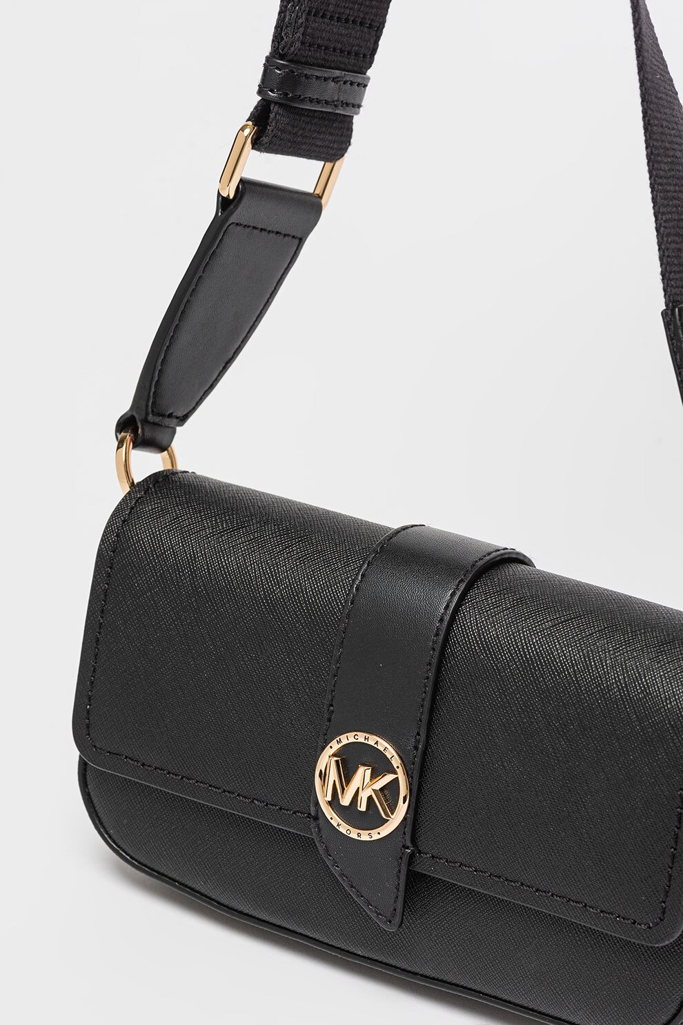 Michael Kors, Geanta crossbody de piele Greenwich, Negru - eMAG.ro Michael Kors, Geanta crossbody de piele Greenwich, Negru - eMAG.ro