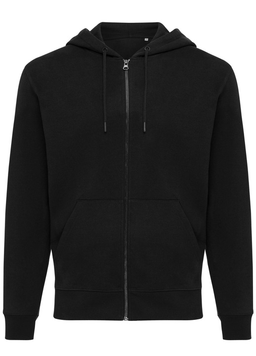 Hanorac Detroit, Ronic, 50% bumbac organic-50% bumbac reciclat, Negru