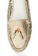 Laura Biagiotti Pantofi boat aurii cu model reptila 37