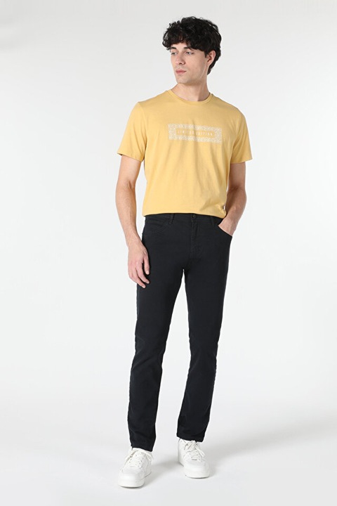 Ferfi sotetkek, egyenes szabasu nadrag Cl1049744, Óceánkék