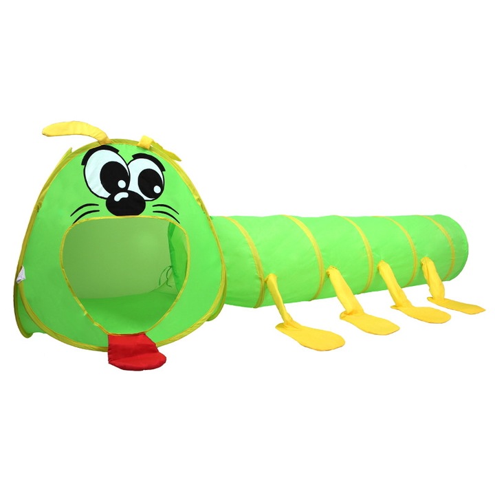 Палатка за деца, Iplay, 75 x 246 x 72 см, зелена