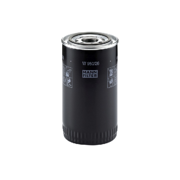 Mann-Filter olajszűrő, Felcsavarható, Menetes M 27 X 2, Irisbus, Iveco, Karsan, King Long, Optare modellekhez