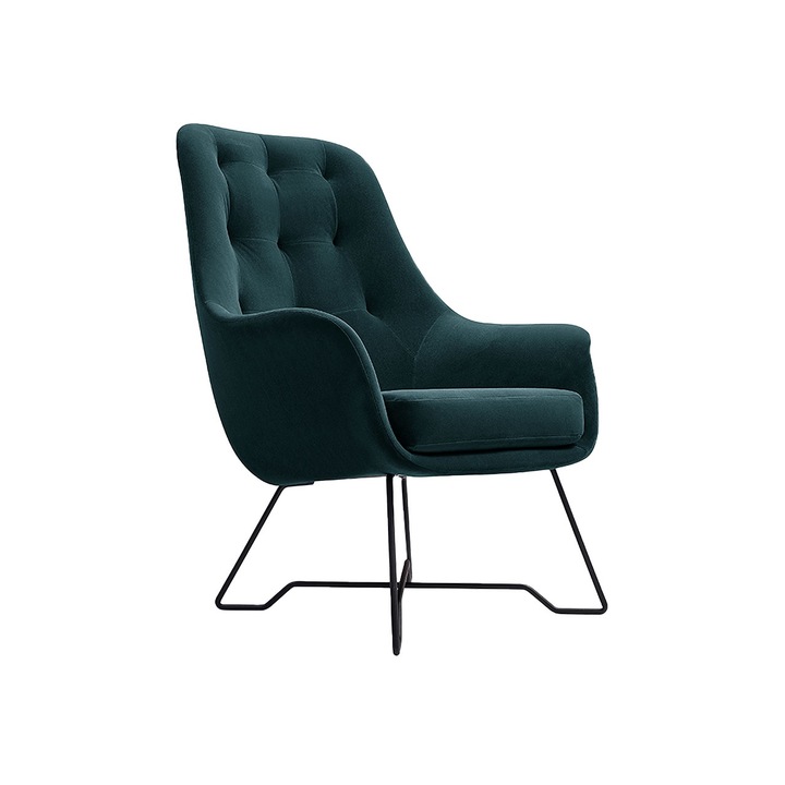 Fotoliu Lasito, MIRJAN24, albastru, 73x83x102 cm