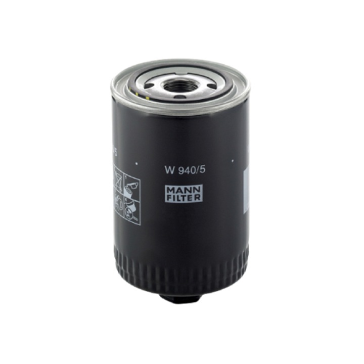 Mann-Filter olajszűrő, Deutz-Fahr, Fendt, Iveco, Kramer, Magirus-Deutz, visszacsapó szeleppel