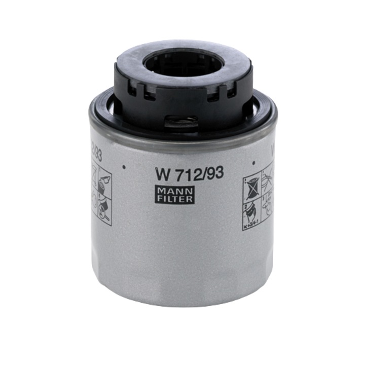 Mann-Filter olajszűrő, Volkswagen, Audi, Seat, Skoda modellekhez, Menet 3/4-16 UNF-1B