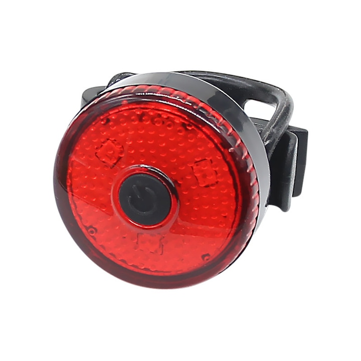 Многофункционална сигнална лампа за велосипед - силна светлина, водоустойчива на открито (IPX-4), USB зареждане, въртящ се дизайн - подходяща за колоездене, бягане, домашни любимци, туризъм