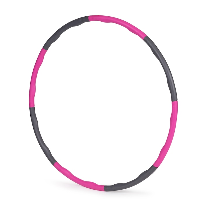 Cerc fitness Hula Hoop Modernhome, Gri/Roz