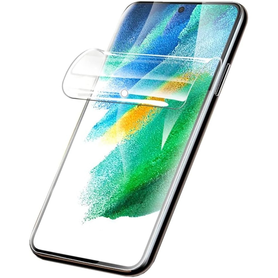 Folie de protectie ecran din silicon, TPU, Perfect fit, compatibila cu Samsung Galaxy S23, acopera tot ecranul, transparenta, ISAG