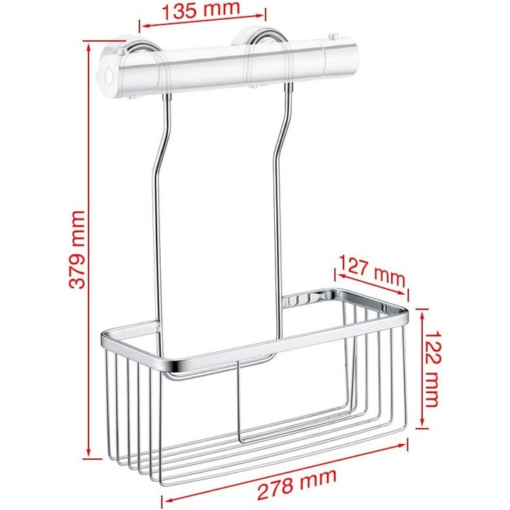 Zuhanypolc, Jormftte, Rozsdamentes acél, Ezüst
