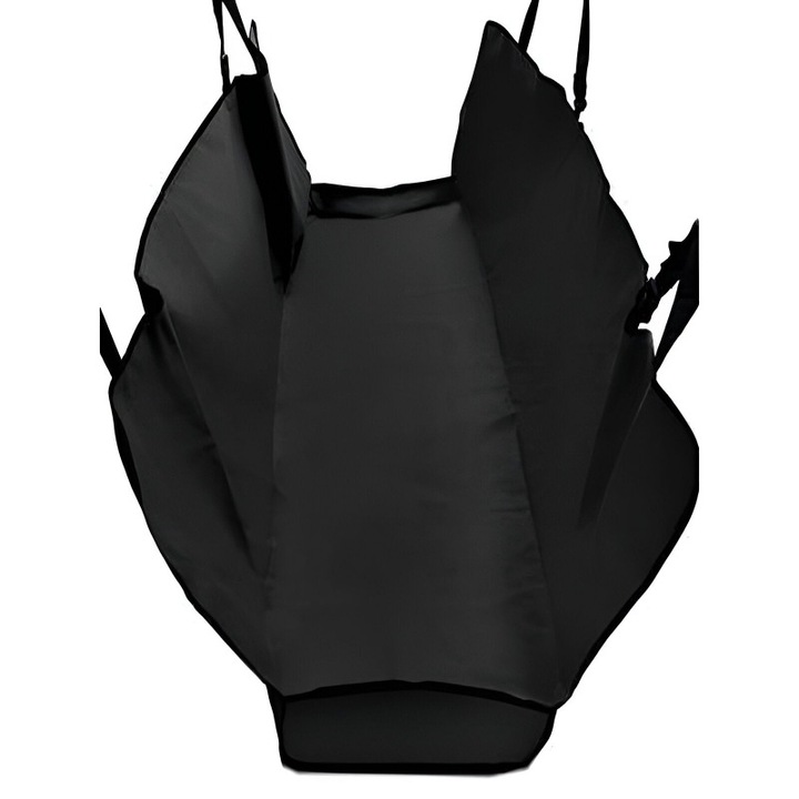 Husa Auto Bancheta pentru Protectie si Transport Animale, Caini si Pisici, Sectiuni Laterale tip Hamac, Impermeabila, Antizgarieturi, Usor de Utilizat si de Curatat, 144 x 144 cm, Negru