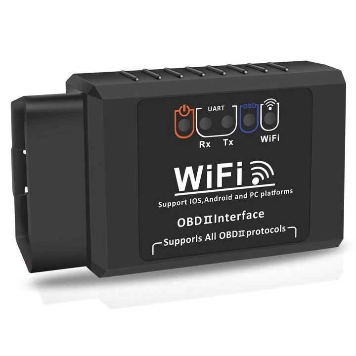 Тестер за автомобили, Jormftte, OBD2, черен