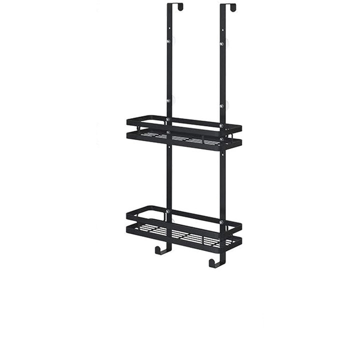 Jormftte Zuhanypolc, Rozsdamentes acél, Fekete