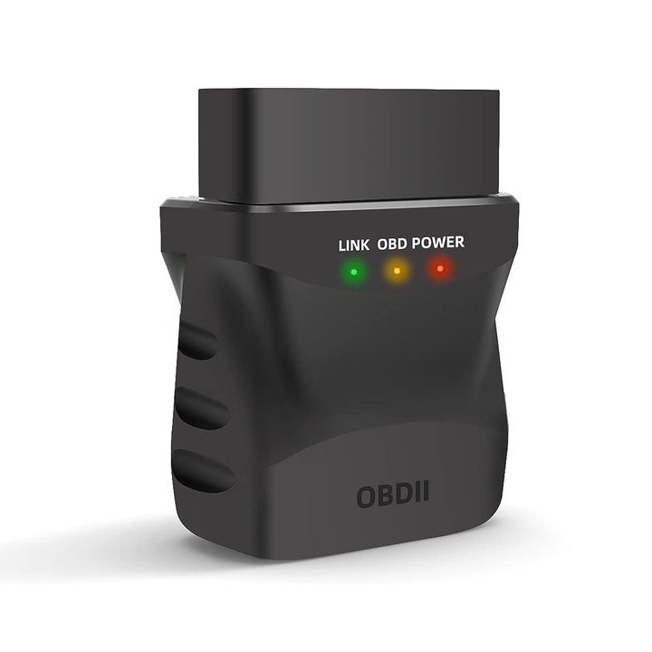 Тестер за автомобили, Jormftte, OBD2, Bluetooth, черен