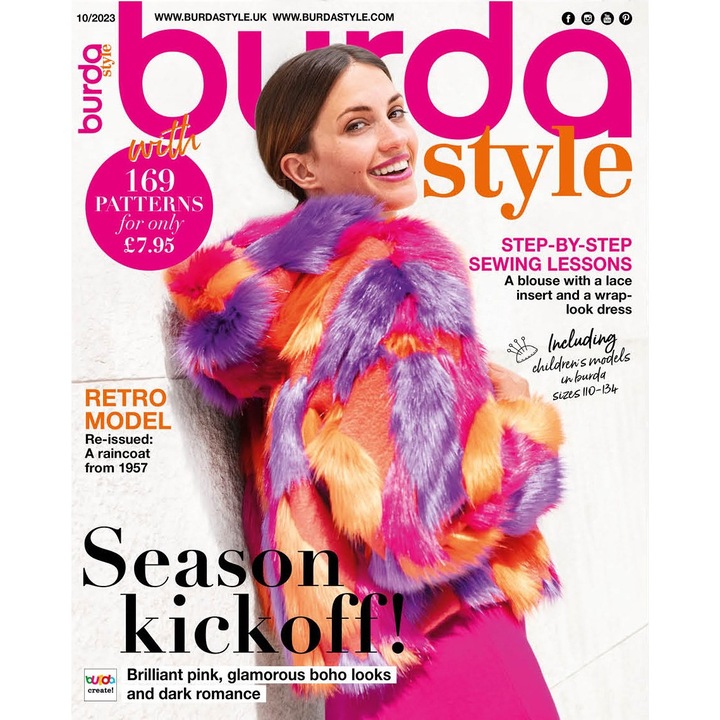 Списание Burda Style октомври 2023 г., 10/2023 г