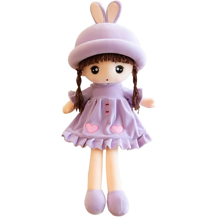 Papusa Angel din plus, spune Inger-Ingerasul meu, mov