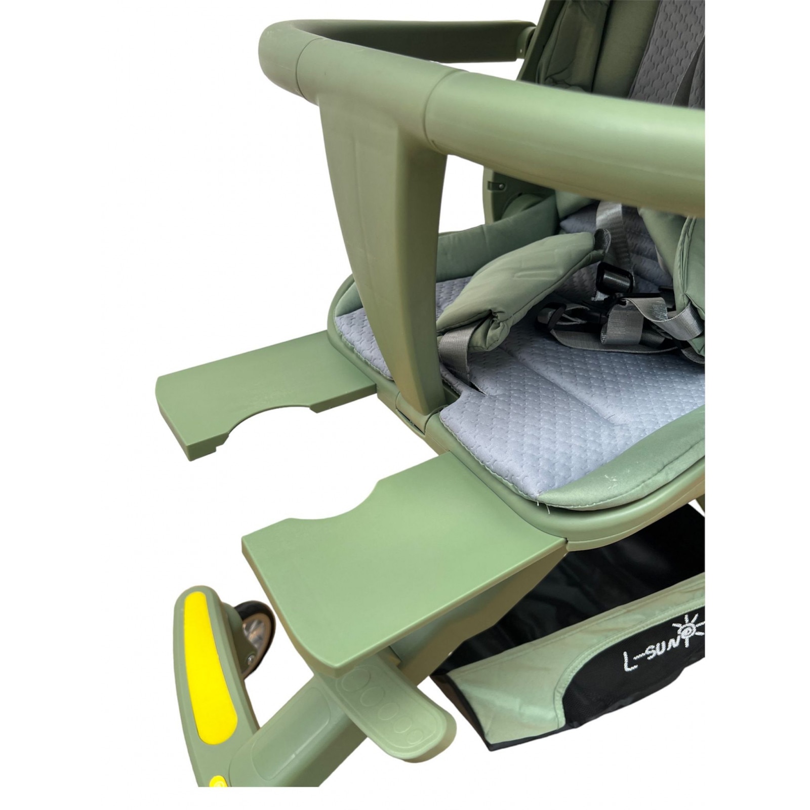 Детска количка C2 Deluxe, обръщателна, сгъваема, със светлини и музика ...