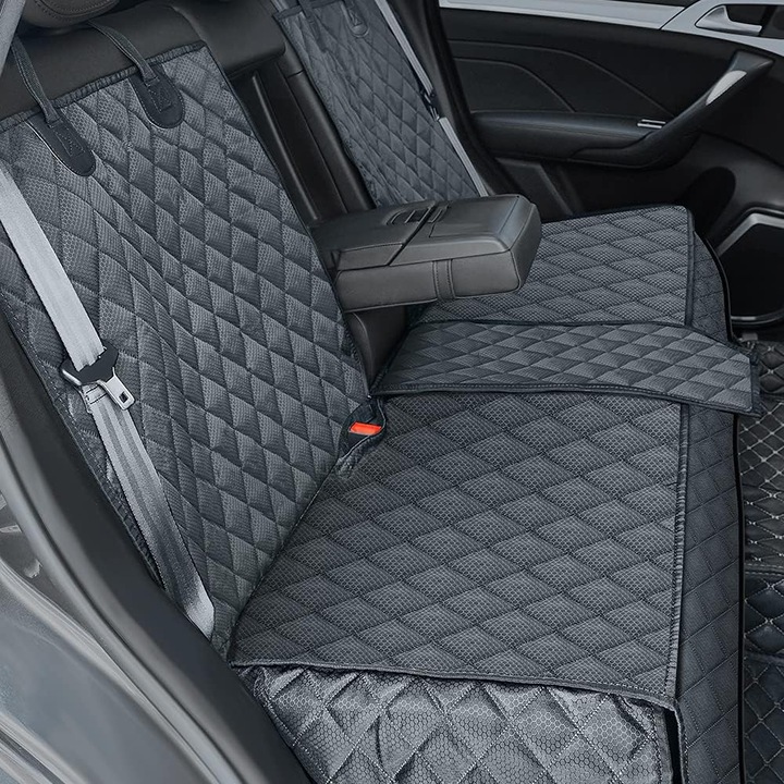 Husa scaun auto HERUSI, protectie universala, rezistenta la apa si zgarieturi, negru, universal