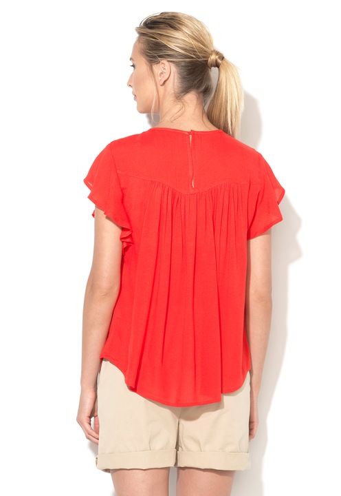 EDC by Esprit Bluza rosie cu detalii brodate S