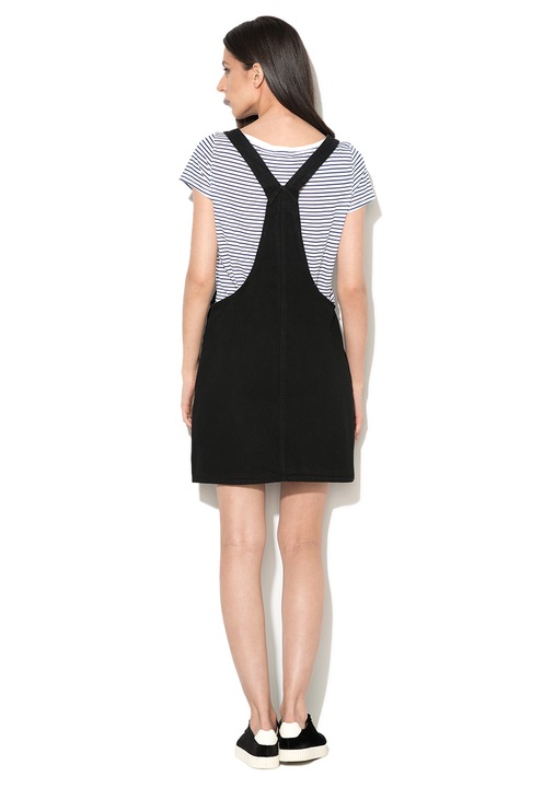 BRAVE SOUL Sarafan negru din denim 12