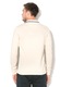 BRAVE SOUL Bluza polo ecru din pique cu garnituri albastre Kennedy XL