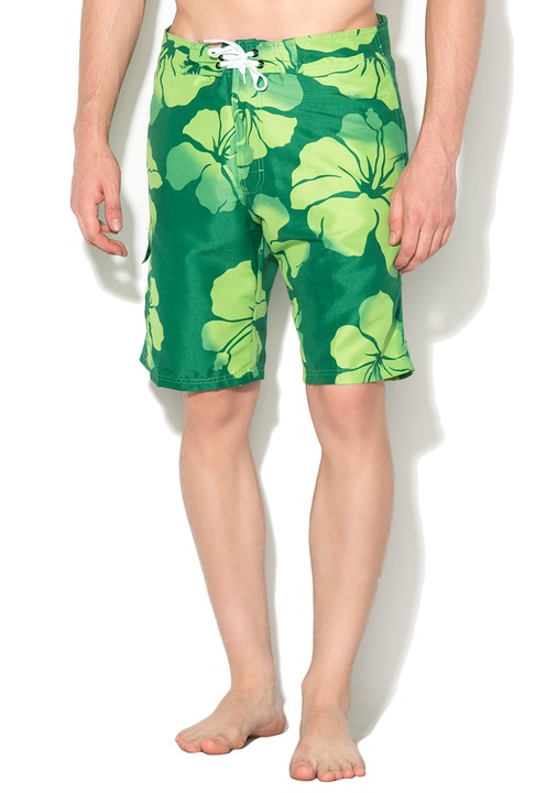 BRAVE SOUL Bermude de baie in nuante de verde Amazon XL