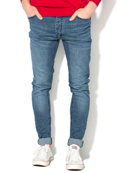 BRAVE SOUL, Blugi super skinny fit albastri Donte MJN-DONTE-REG-LENGTH BRAVE SOUL, Blugi super skinny fit albastri Donte MJN-DONTE-REG-LENGTH