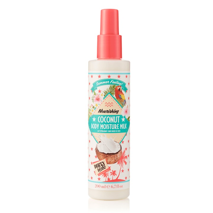 Spray pentru corp cu ulei de nuca de cocos, DIRTY WORKS, Hidratant, 200 ml